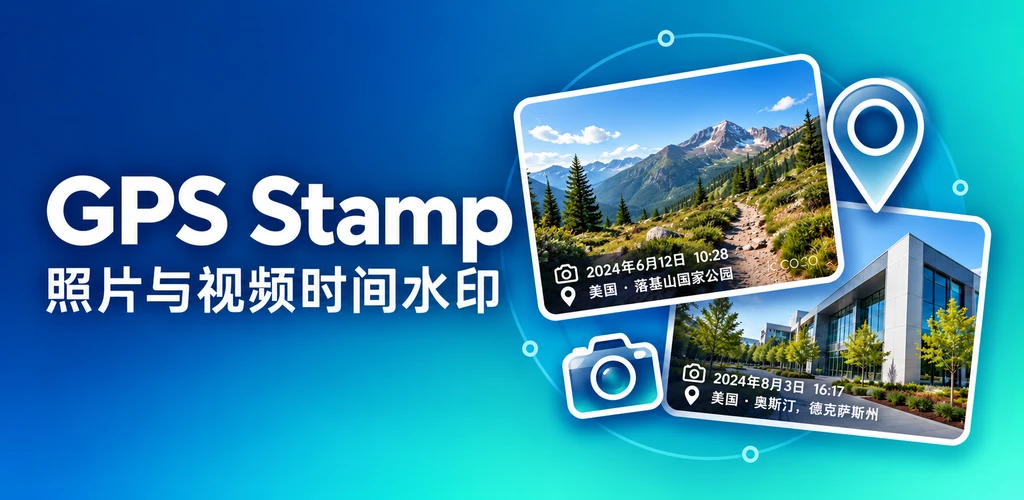 GPSStamp 水印宣传示意图