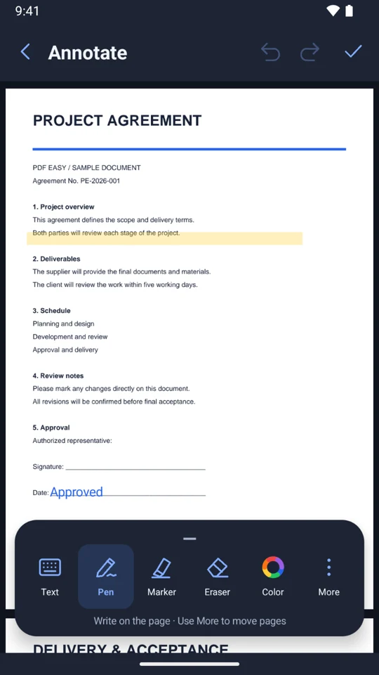 PDF Easy Annotate screenshot